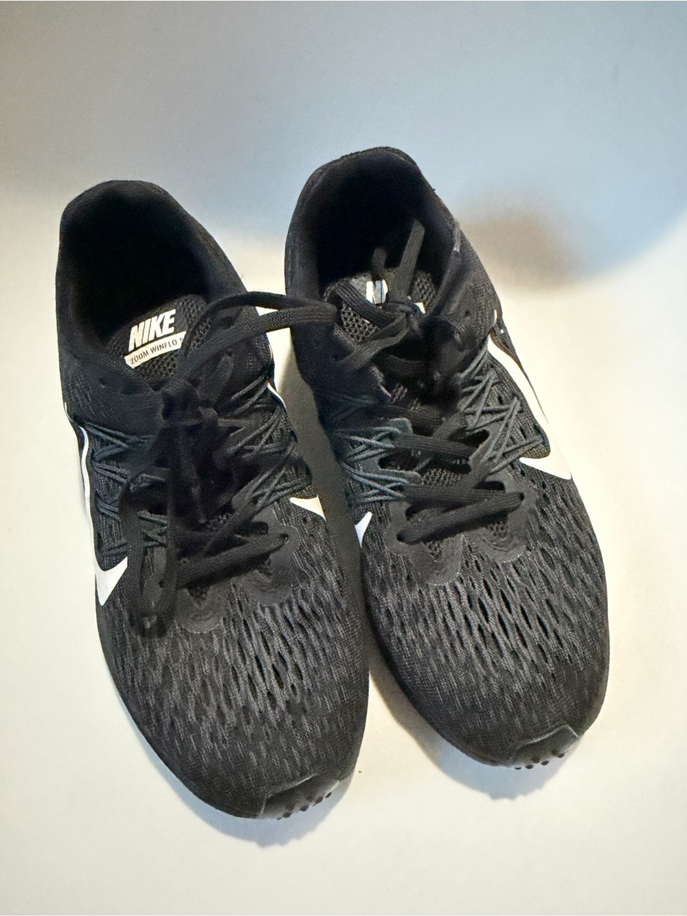 Nike Black Sneakers with White Swoosh